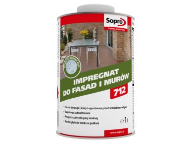 Zdjęcie: Impregnat do fasad i murów FAD 712 1 L  SOPRO
