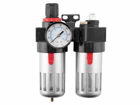 Zestaw do uzdatniania powietrza, filtr, naolejacz i reduktor , 1/2, metalowa obudowa NEO