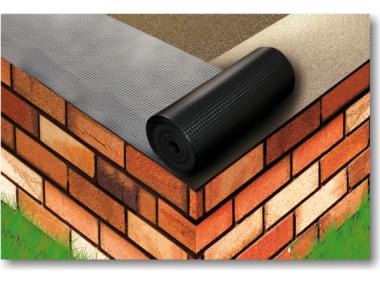 Zdjęcie: Folia fundamentowa Hydrofol HDPE 25 cm x 50 mb pozioma PLAST MASTER