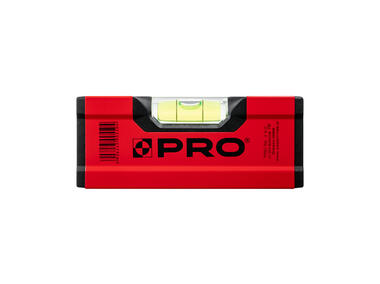Zdjęcie: Poziomnica mini PRO600 malowana czerwona 12 cm PRO