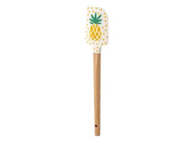 Zdjęcie: Szpatułka silikonowa z drewnianą rączką 4,5x23 cm dekoracja ananas ALTOM DESIGN