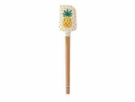 Szpatułka silikonowa z drewnianą rączką 4,5x23 cm dekoracja ananas ALTOM DESIGN