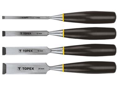 Zdjęcie: Dłuta 6-24 mm, zestaw 4 szt. TOPEX