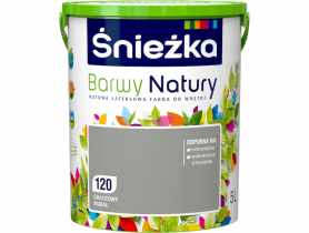 Farba Barwy Natury grafitowy mural 120 5L ŚNIEŻKA