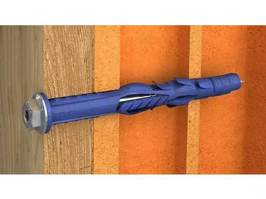 Zdjęcie: Kołek ramowy z wkrętem w powłoce z ocynku płatkowego R-FF1-N-K-DT 10x240 mm 25 szt. RAWLPLUG