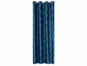 Zasłona dekoracyjna Pierre Cardin Margo 140x250 cm granatowy EUROFIRANY