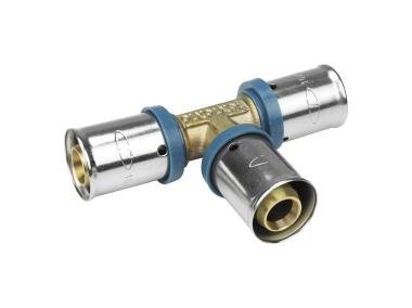 Zdjęcie: Trójnik zaciskowy PEX 16x16x16 mm TYCNER