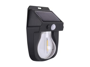 Zdjęcie: Naświetlacz solarny Led Tora 1 W WW czarny STRUHM