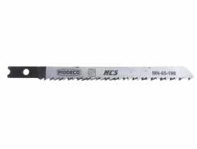 Brzeszczoty do wyrzynarek uchwyt U 100 mm PVC 2,5 mm ząb odwrócony HCS 3 szt. MODECO EXPERT