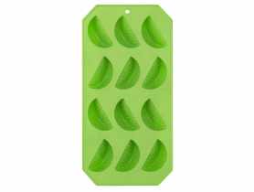 Forma silikonowa do lodu cząstki limonki 11x22 cm zielona ALTOM DESIGN