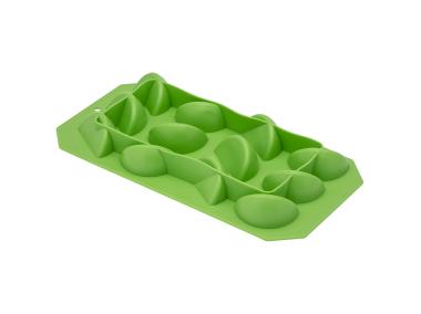 Zdjęcie: Forma silikonowa do lodu cząstki limonki 11x22 cm zielona ALTOM DESIGN