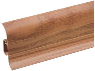 Listwa przypodłogowa PVC Premium Classic 22x59 mm; 2,20 m Orzech Stary Mat CEZAR