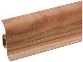 Listwa przypodłogowa PVC Premium Classic 22x59 mm; 2,20 m Orzech Stary Mat CEZAR