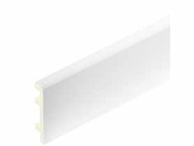 Listwa przypodłogowa PVC Status Line 80x15 mm 2,2 m biały RAL9003 lakier półmat CEZAR