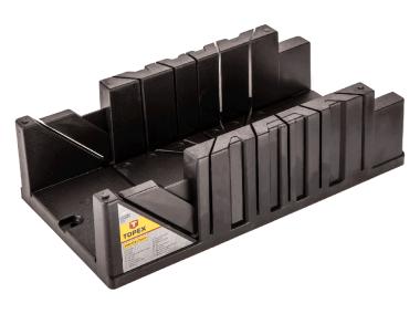 Zdjęcie: Skrzynka uciosowa plastikowa 327x125x78 mm TOPEX