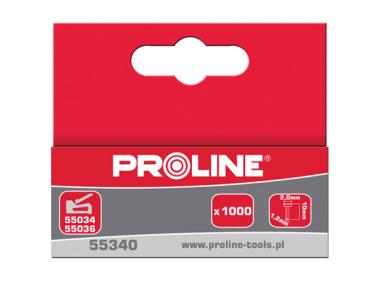 Zdjęcie: Gwoździe do zszywaczy 10x2,0x1,2 mm - 1000 szt. PROLINE
