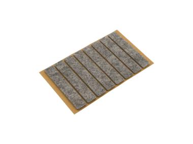 Zdjęcie: Podkładki filcowe samoprzylepne szare 16x92 mm METRO