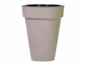 Doniczka Cube Slim mocca  35,5 cm PROSPERPLAST
