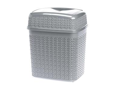Zdjęcie: Kosz uchylny 5 L Willow szary jasny ALSEA