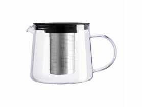 Dzbanek z zaparzaczem i płaską pokrywą 1,5 L szklany ALTOM DESIGN