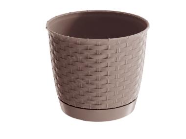 Zdjęcie: Doniczka Ratolla mocca 25 cm PROSPERPLAST