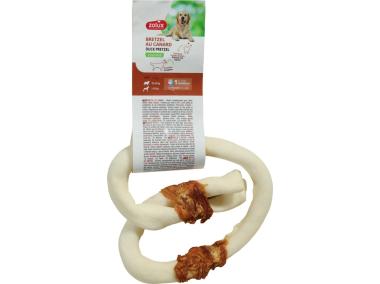 Zdjęcie: Gryzak dla psa precel z kaczką 12 cm ZOLUX