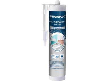 Zdjęcie: Klej uszczelniacz hybrydowy z szybkim chwytem początkowym R-SL-FIX-HIGH bezbarwny 290 ml RAWLPLUG