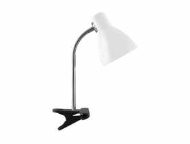 Lampka biurkowa Kati E27 White Clip STRUHM