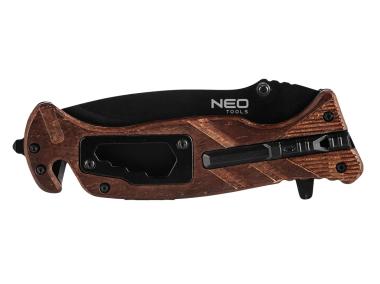 Zdjęcie: Nóż survivalowy składany  22 cm, 6 w 1 NEO