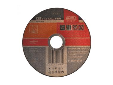 Zdjęcie: Ściernica do cięcia stali nierdz. 125x1.6x2223 mm płaska MODECO EXPERT
