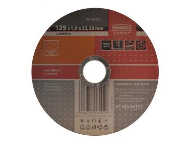 Zdjęcie: Ściernica do cięcia stali nierdz. 125x1.6x2223 mm płaska MODECO EXPERT