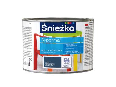 Zdjęcie: Emalia akrylowa Supremal A306 granatowy 0,4L ŚNIEŻKA