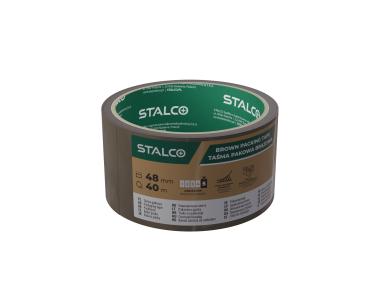 Zdjęcie: Taśma pakowa brązowa 48 mm x 40 m STALCO