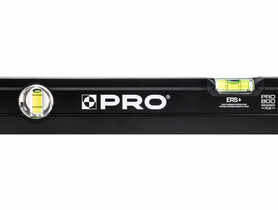 Poziomnica PRO800 malowana czarna jednostronnie frezowana z uchwytami 120 cm PRO