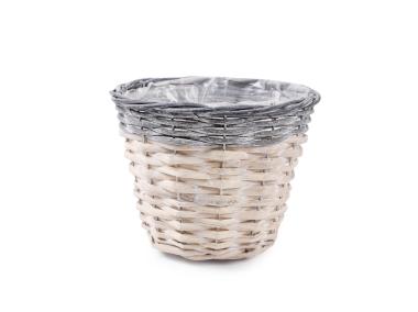 Zdjęcie: Koszyk do obsadzania kwiatami 20x20x17 cm okragły TIN TOURS