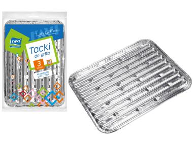 Zdjęcie: Tacki aluminiowe NJ 3 sztuki 280x220x15 mm SIMPLE SOLUTIONS