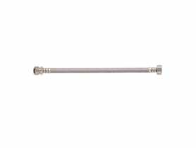 Wężyk w oplocie ze stali nierdzewnej GW 3/8"xGZ 3/8" lub zaciskiem na rurkę sztywną 10 mm INVENA
