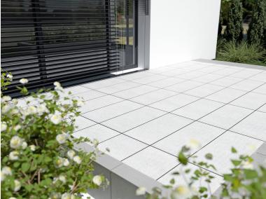 Zdjęcie: Płyta tarasowa Bosso Mezzo 4,5x30x60 cm inez płukany na białym cemencie POLBRUK