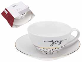 Filiżanka Joy 220 ml z porcelany New Bone 91404 RAVI
