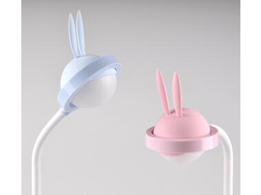 Zdjęcie: Lampka biurkowa LED Rabbit niebieska akumulator+USB POLUX