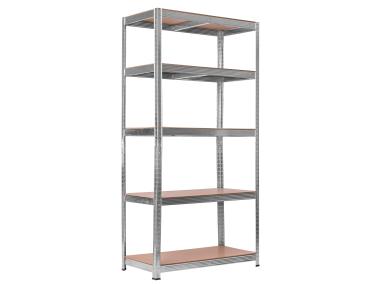 Zdjęcie: Regał metalowy ocynkowany 5 półek, 180x90x40 cm PSB