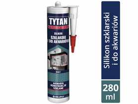 Silikon szklarski i do akwarium biały 280 ml TYTAN PROFESSIONAL