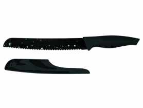 Nóż do chleba Onyx 20 cm czarny AMBITION