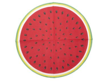 Zdjęcie: Komplet serwetek papierowych Tropicana składanych średnica 32 cm dekoracja arbuz ALTOM DESIGN