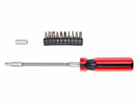 Wkrętak z giętkim grotem, zestaw 12 sztuk TOP TOOLS