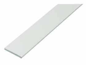 Płaskownik PVC biały 1000x25x2,0 mm ALBERTS