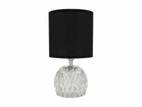 Lampka stołowa Zefir E14 kolor czarny max 40 W STRUHM