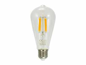 Żarówka dekoracyjna ST64 E27 7,5 W clear POLUX