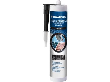 Zdjęcie: Uszczelniacz dekarski kauczukowy R-SL-DEK czarny 300 ml RAWLPLUG