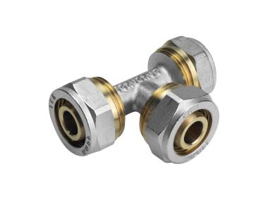 Zdjęcie: Trójnik skręcany PEX 20x20x20 mm TYCNER